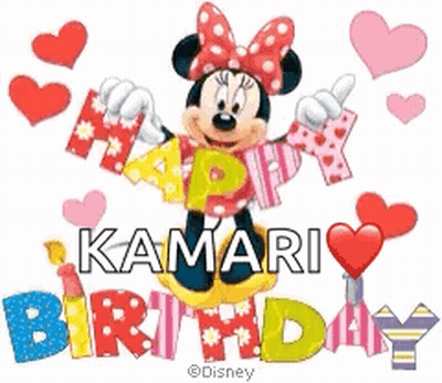 Minnie Mouse Holding Happy Birthday Sign GIF