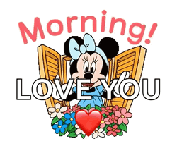 Minnie Mouse Morning Love Ya GIF