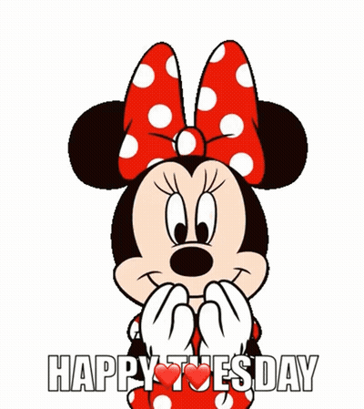 Minnie Mouse Saying Ok Happy Tuesday GIF