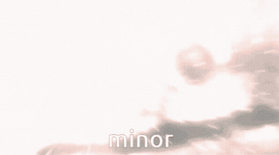 Minor Text On Pink And White Background GIF