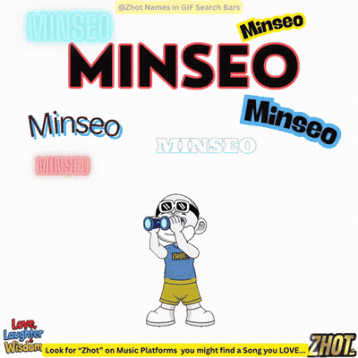 Minseo Cartoon Character Standing