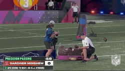 Minshew Hit Running Machine On Field GIF