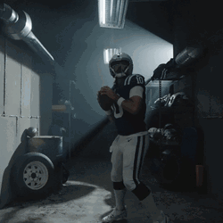 Minshew Holding Foot Ball GIF