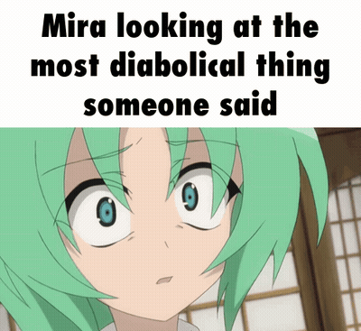 Mira Looking At Diabolical Comment GIF