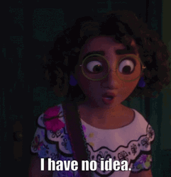 Mirabel No Idea GIF