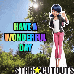 Miraculous Lady Bug Sends Wonderful Day GIF