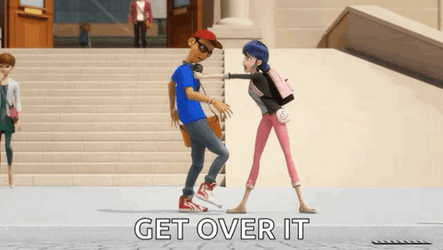 Miraculous Ladybug Get Over It GIF