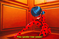 Miraculous Ladybug You Spoke Too Soon GIF