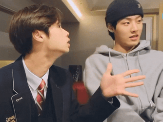 Mirae Douhyun Dongpyo Suspense Annoucement GIF