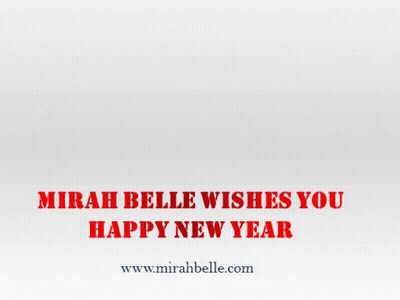 Mirah Belle Wishing Happy New Year GIF