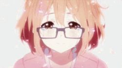 MIrai Kuriyama Anime Thank You GIF