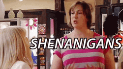 Miranda Hart Shenanigans GIF