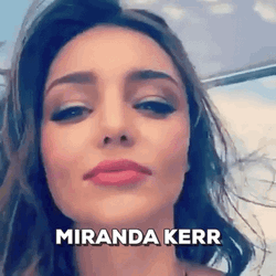 Miranda Kerr Hair Flip