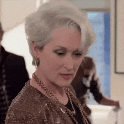 Miranda Priestly Meryl Streep GIF