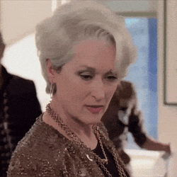 Miranda Priestly Meryl Streep GIF