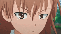 Misaka Mikoto Flipping A Coin GIF