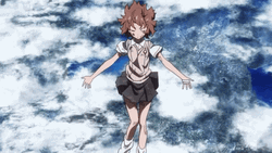 Misaka Mikoto Space Railgun GIF