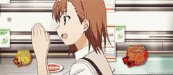 Misaka Mikoto Thumbs Up GIF