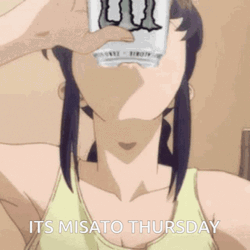 Misato Thursday Neon Genesis Evangelion GIF