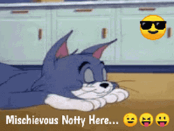 Mischievous Notty Here Tom GIF