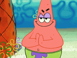 Mischievous Patrick Star GIF