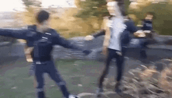 Mischievous Rocker Fans In Mosh Pit GIF