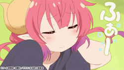 Miss Kobayashi's Dragon Maid Yawn GIF
