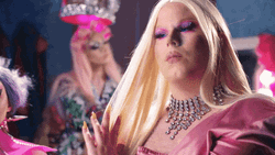 Miss Petty Unbothered Hair Flip GIF