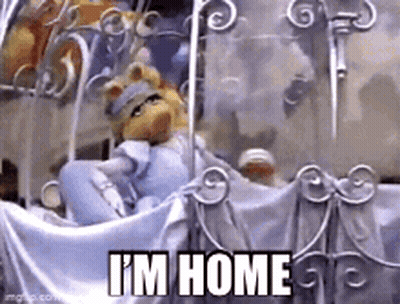 Miss Piggy In Crib Saying I'm Home GIF