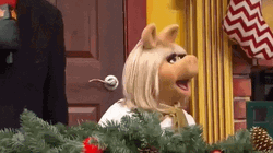 Miss Piggy Looking Sideways GIF