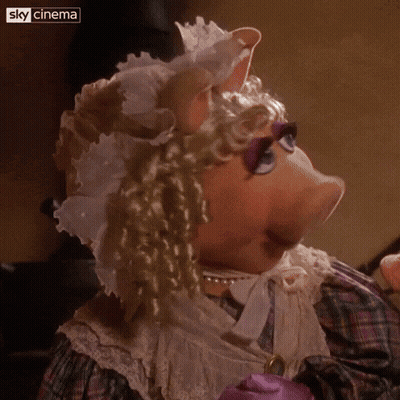 Miss Piggy Says Whatever GIF