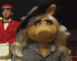 Miss Piggy Walking GIF