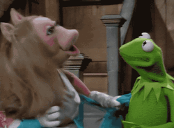 Miss Piggy Wild Kiss GIF