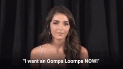 Miss Teen USA Wants Oompa Loompa GIF