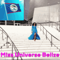 Miss Universe Belize Stairs