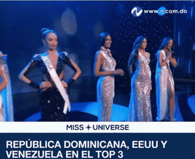 Miss Universe Pageant On Screen GIF