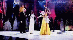Miss Venezuela Waving