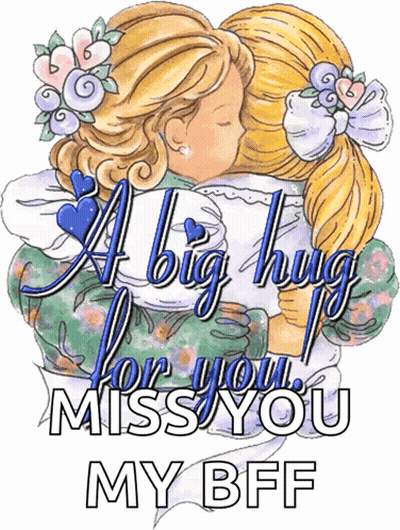 Miss You BFF Card GIF