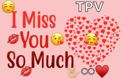 Miss You So Much Heart Kiss Mark GIF