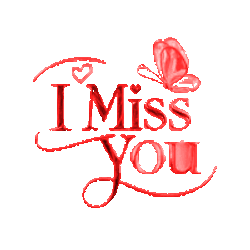 Miss You Sticker GIF
