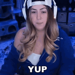 Misshenley Saying Yup GIF