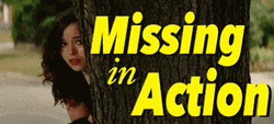 Missing In Action Hiding Behind Tree Shy Girl GIF