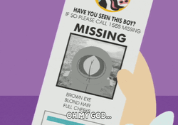 Missing Kenny McCormick Flyers GIF