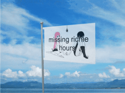Missing Richie Hours Sign Flying GIF