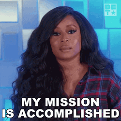Mission Accomplished Felisha King GIF