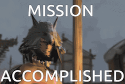 Mission Accomplished Final Fantasy Video Game GIF