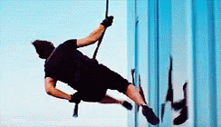 Mission Impossible Climbing In The Building GIF
