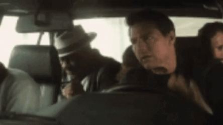 Mission Impossible Dramatic Car Escape GIF