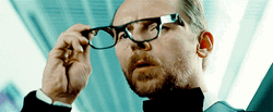 Mission Impossible Simon Pegg Wear His Eyeglass GIF