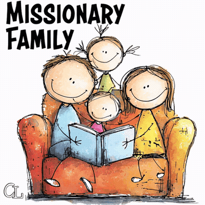 Missionary Family Reading Book Together GIF